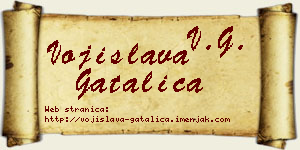 Vojislava Gatalica vizit kartica